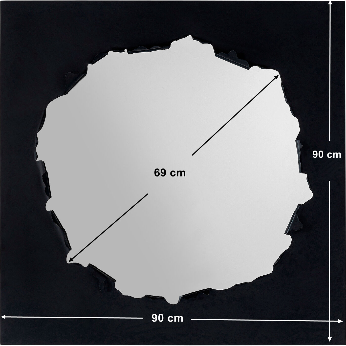 Зеркало настенное Explosion 90x90 см