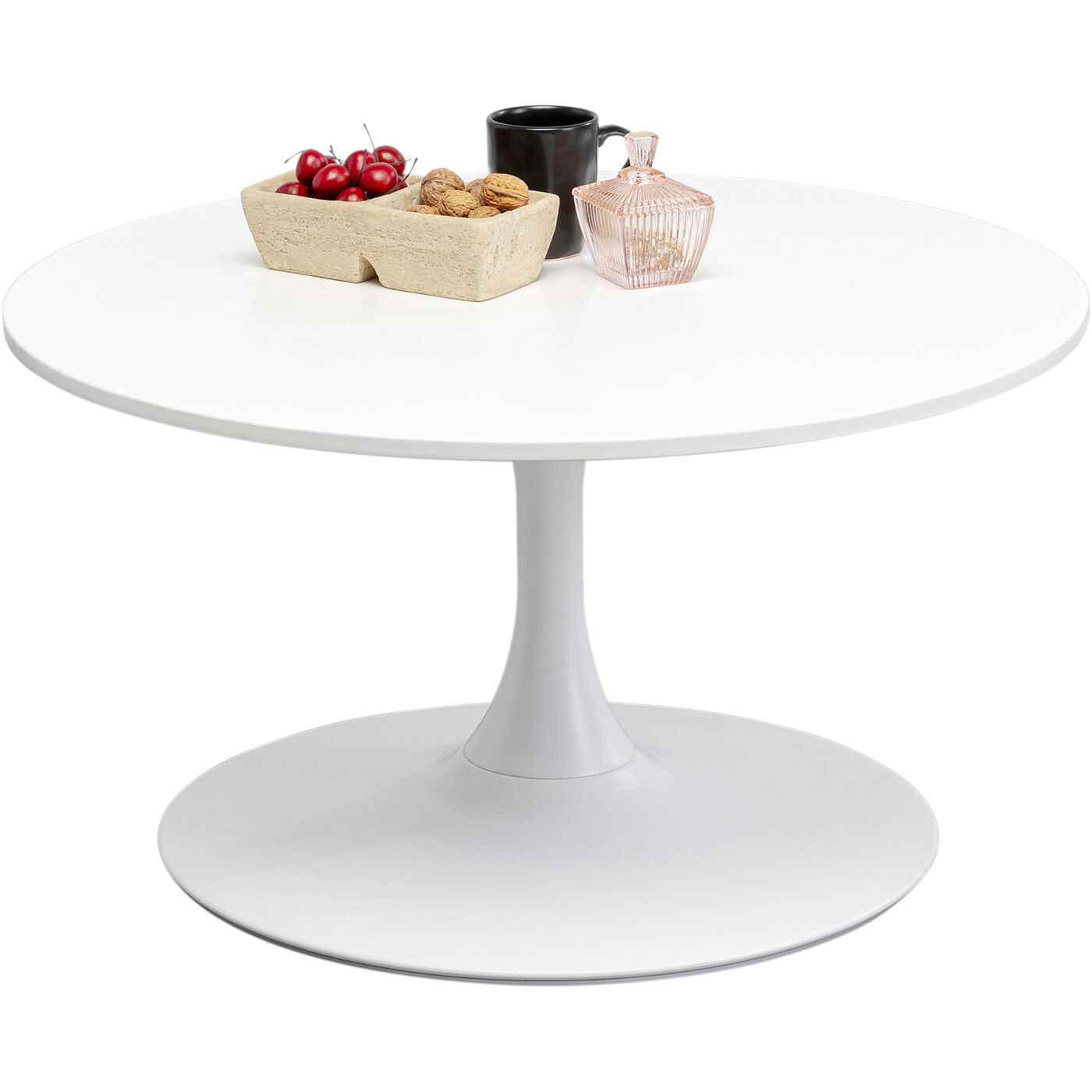Стол кофейный Schickeria White Ø80 см