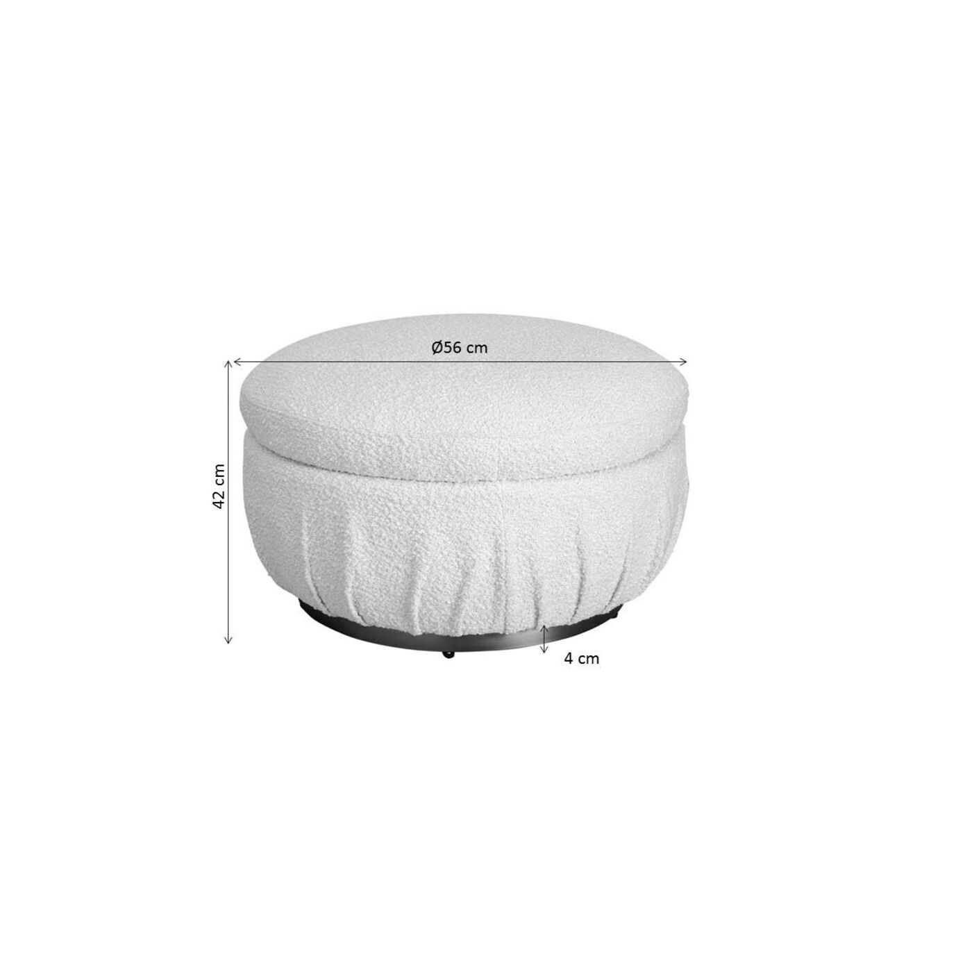 Пуф Nube Boucle Ø56 см
