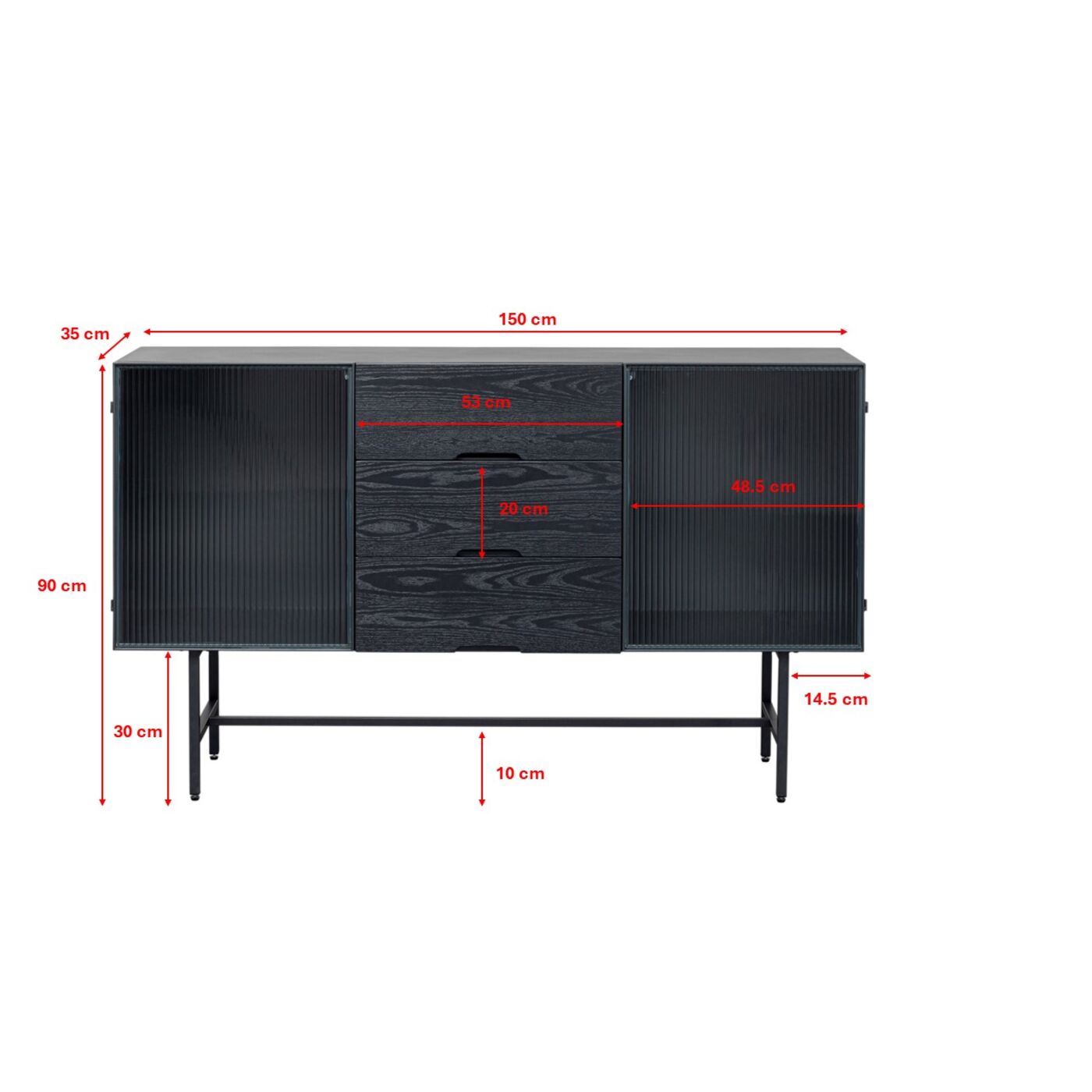 Комод San Diego Drawers 150x90 см