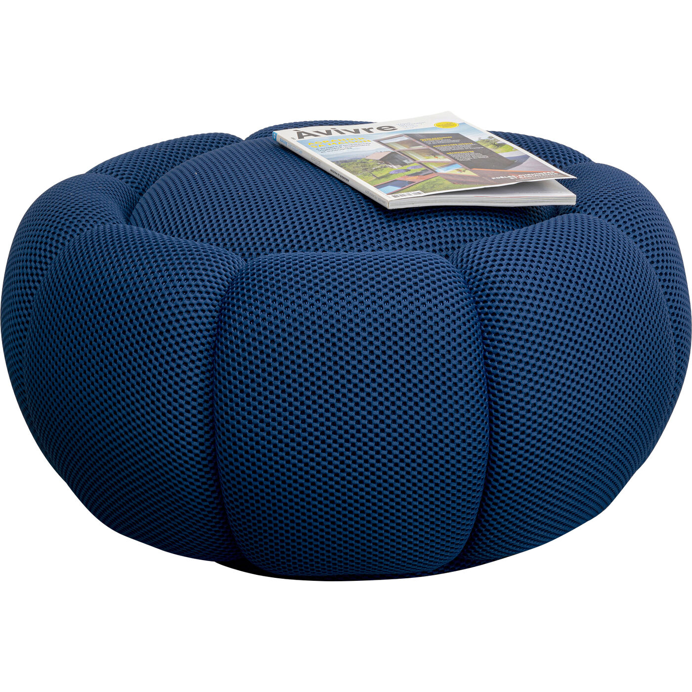 Пуф Peppo Bloom Blue Ø76cm