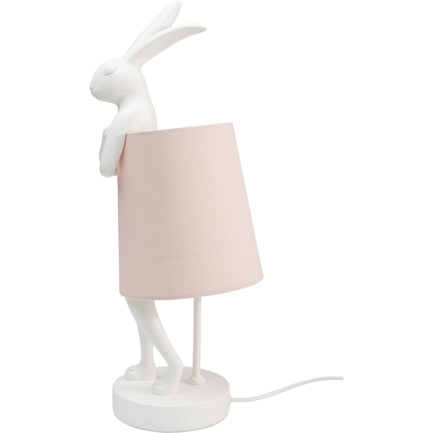 Светильник настольный Animal Rabbit White/Rose 50 см