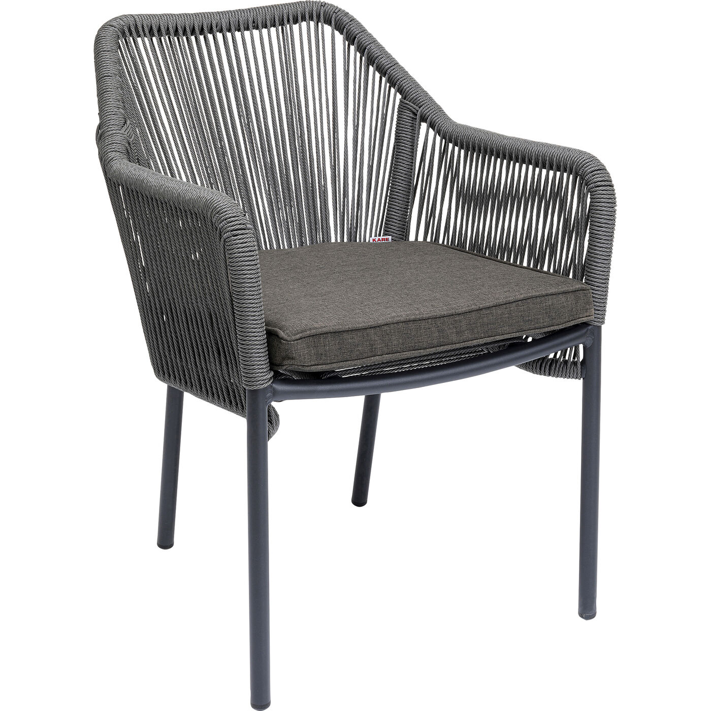 Стул с подлокотниками Wave Grey
