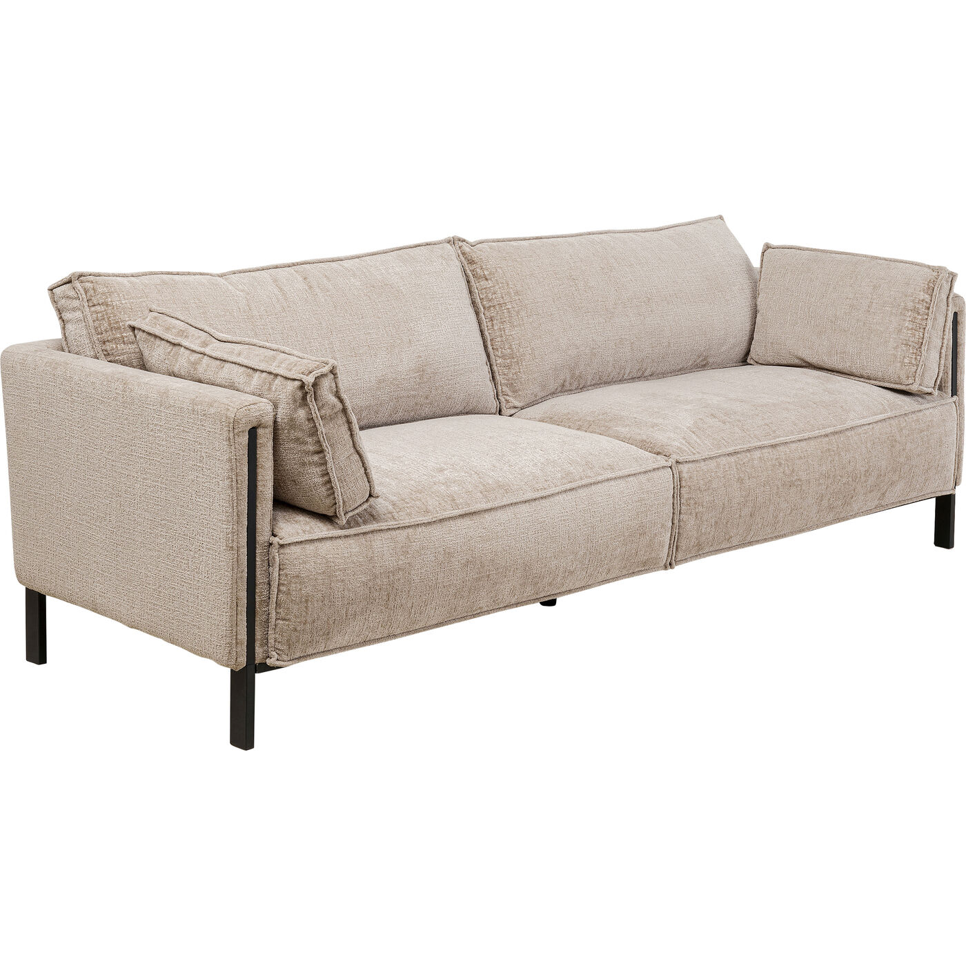 Диван трехместный Victor Fabric Grey 233 см