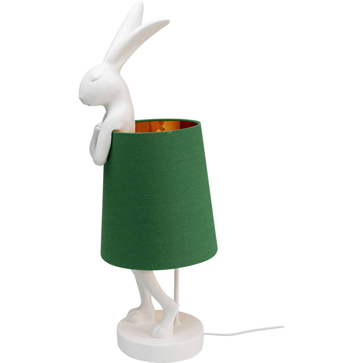 Светильник настольный Animal Rabbit White/Green 68 см