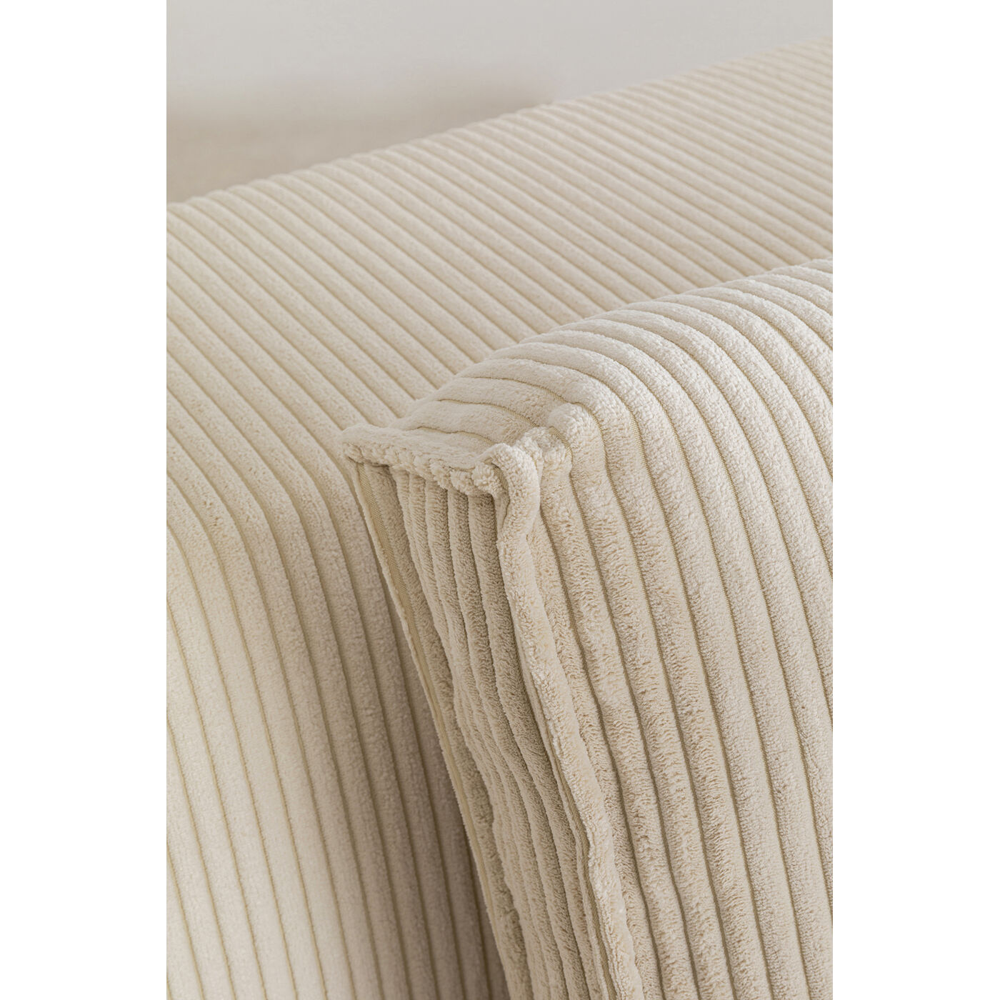 Диван левосторонний угловой Infinity Ottomane Cord Creme Left