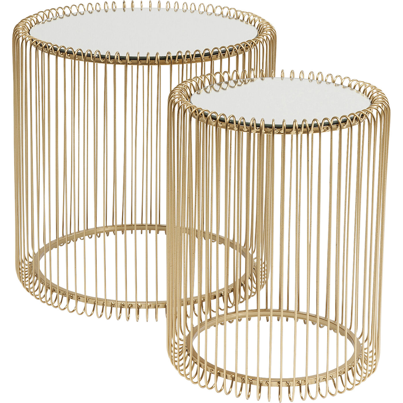 Стол приставной Wire Brass (2 шт)