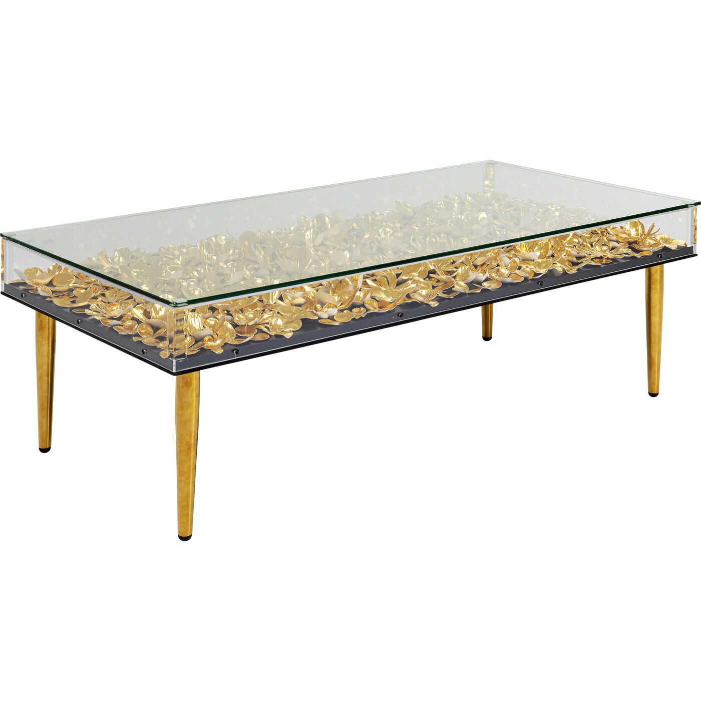 Стол кофейный Gold Flower 120x60 см
