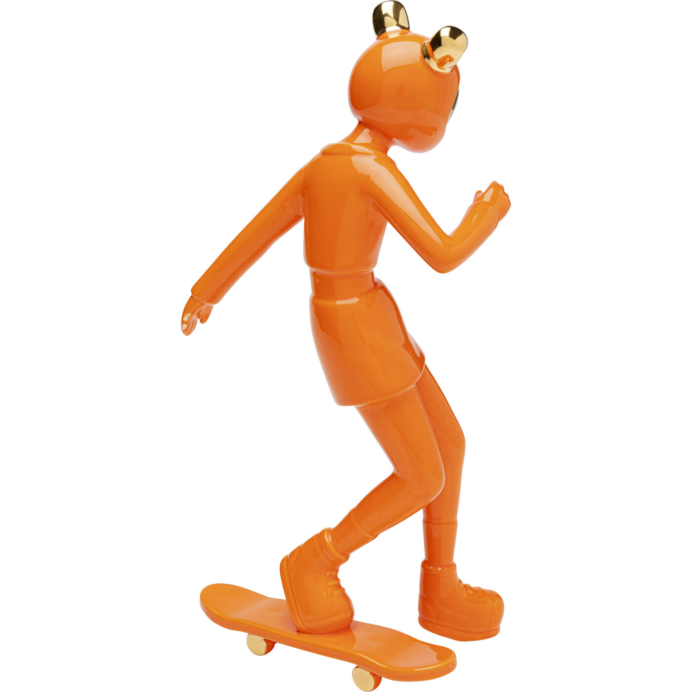Фигура декоративная Skating Astronaut Orange 33 см