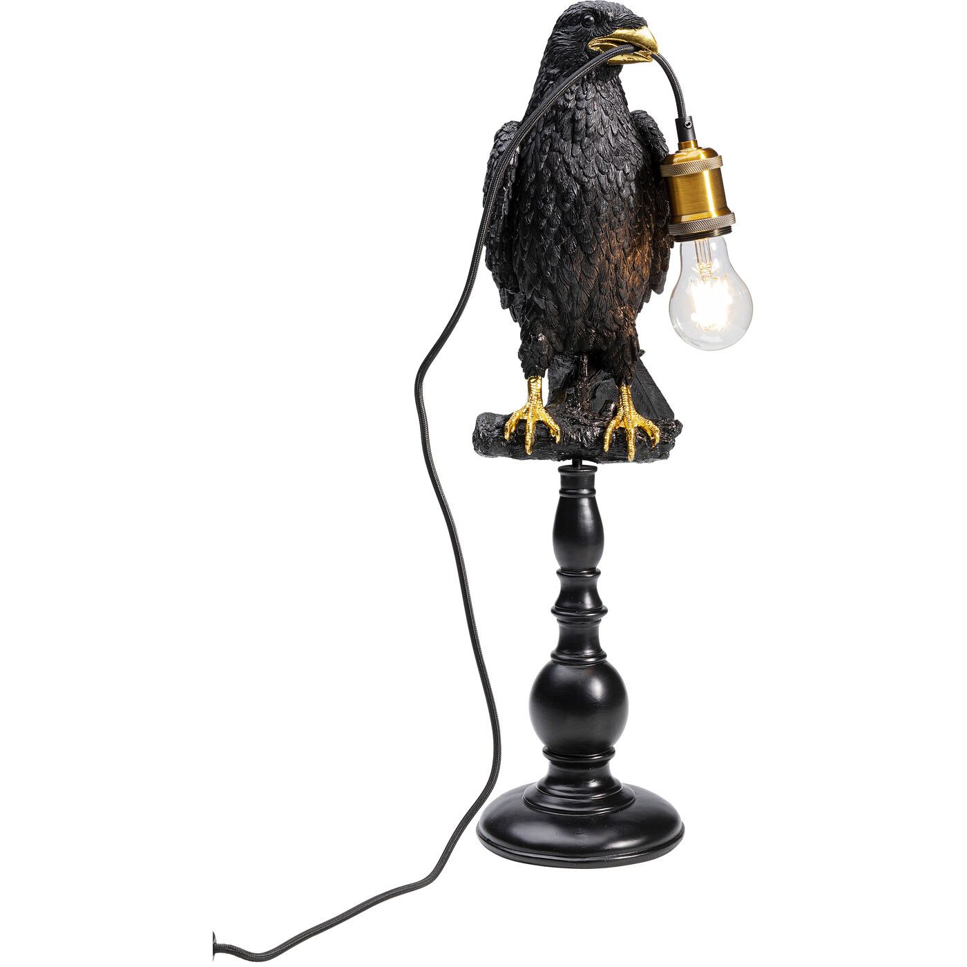Светильник настольный Sitting Crow Mat Black