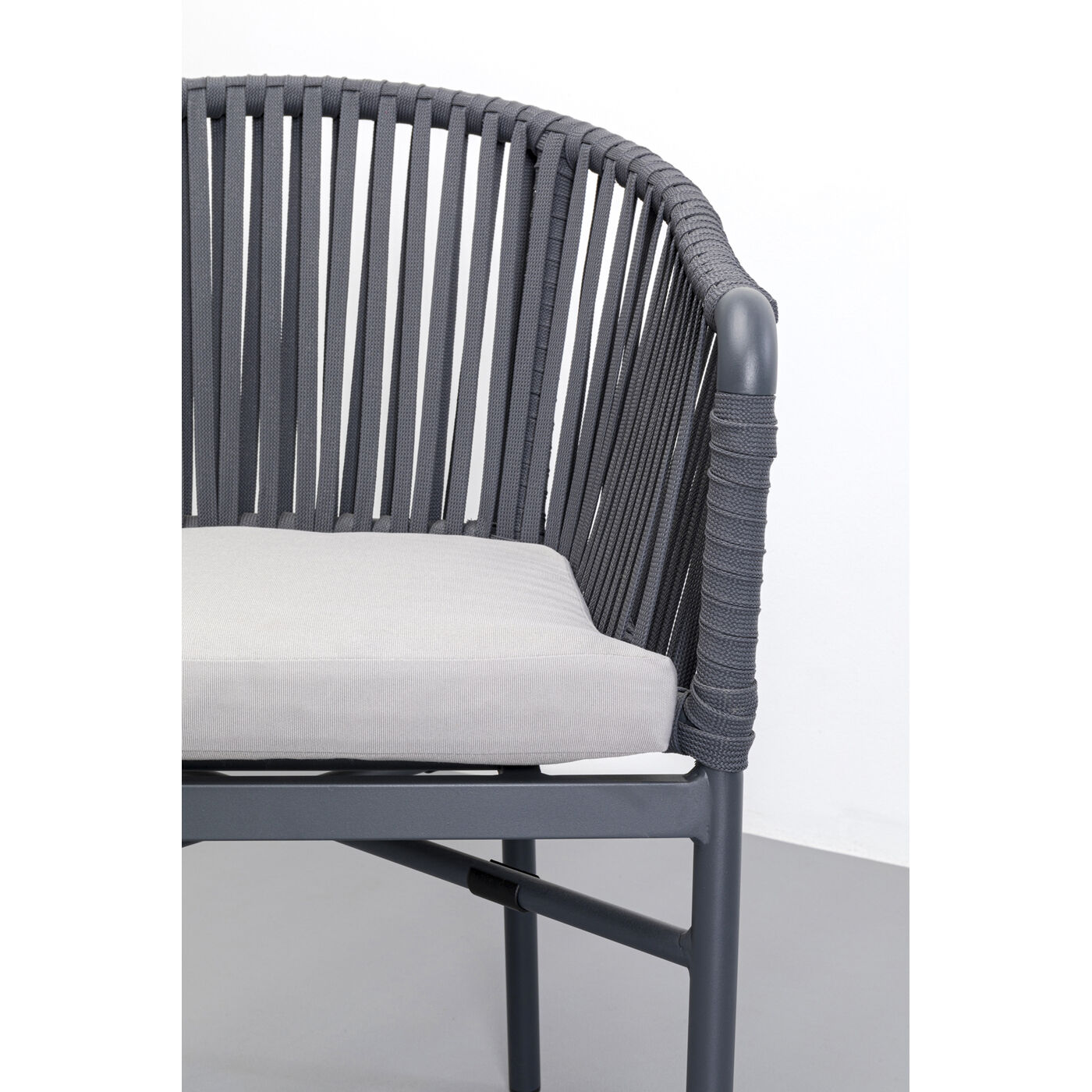 Стул с подлокотниками Santanyi Dark Grey