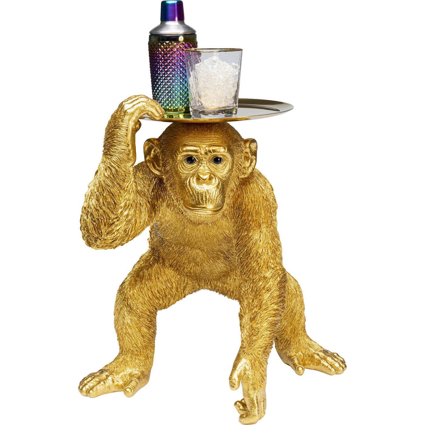 Фигура декоративная Butler Playing Chimp Gold 52 см