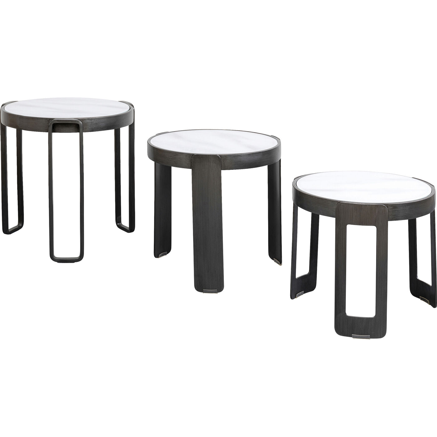 Стол кофейный Perelli Black (3 шт)