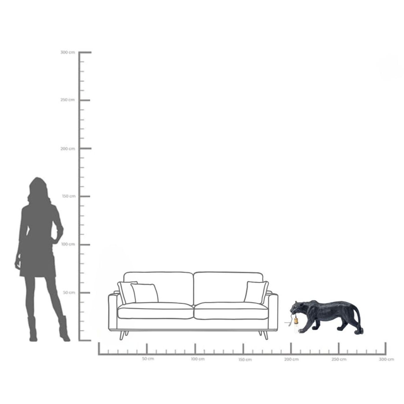 Светильник напольный Animal Bagheera