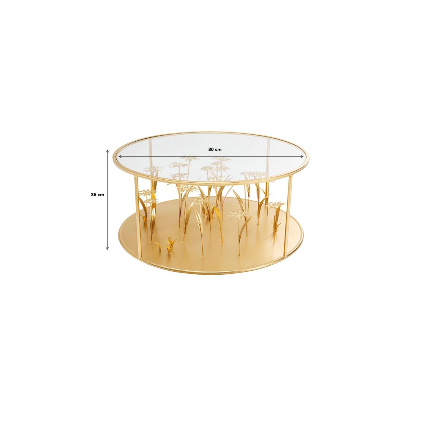Стол кофейный Flower Meadow Gold Ø80 см