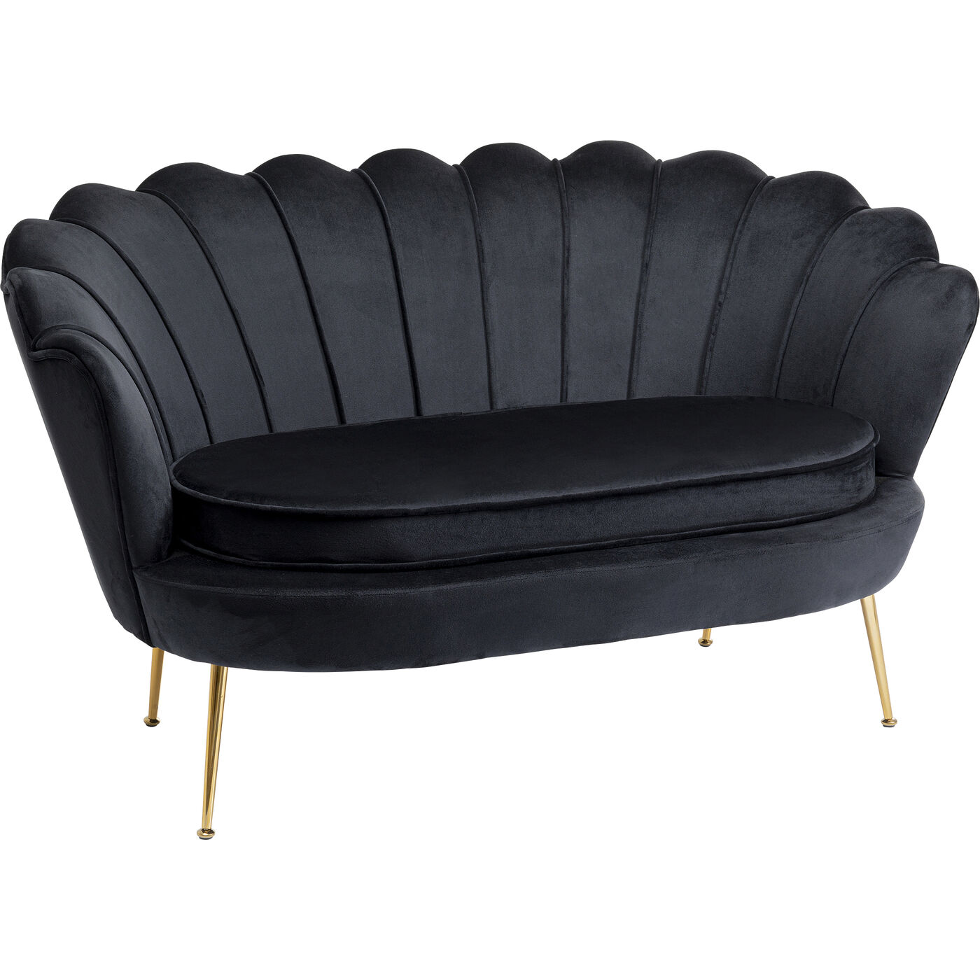 Диван двухместный Water Lily 2-Seater Black 132 см