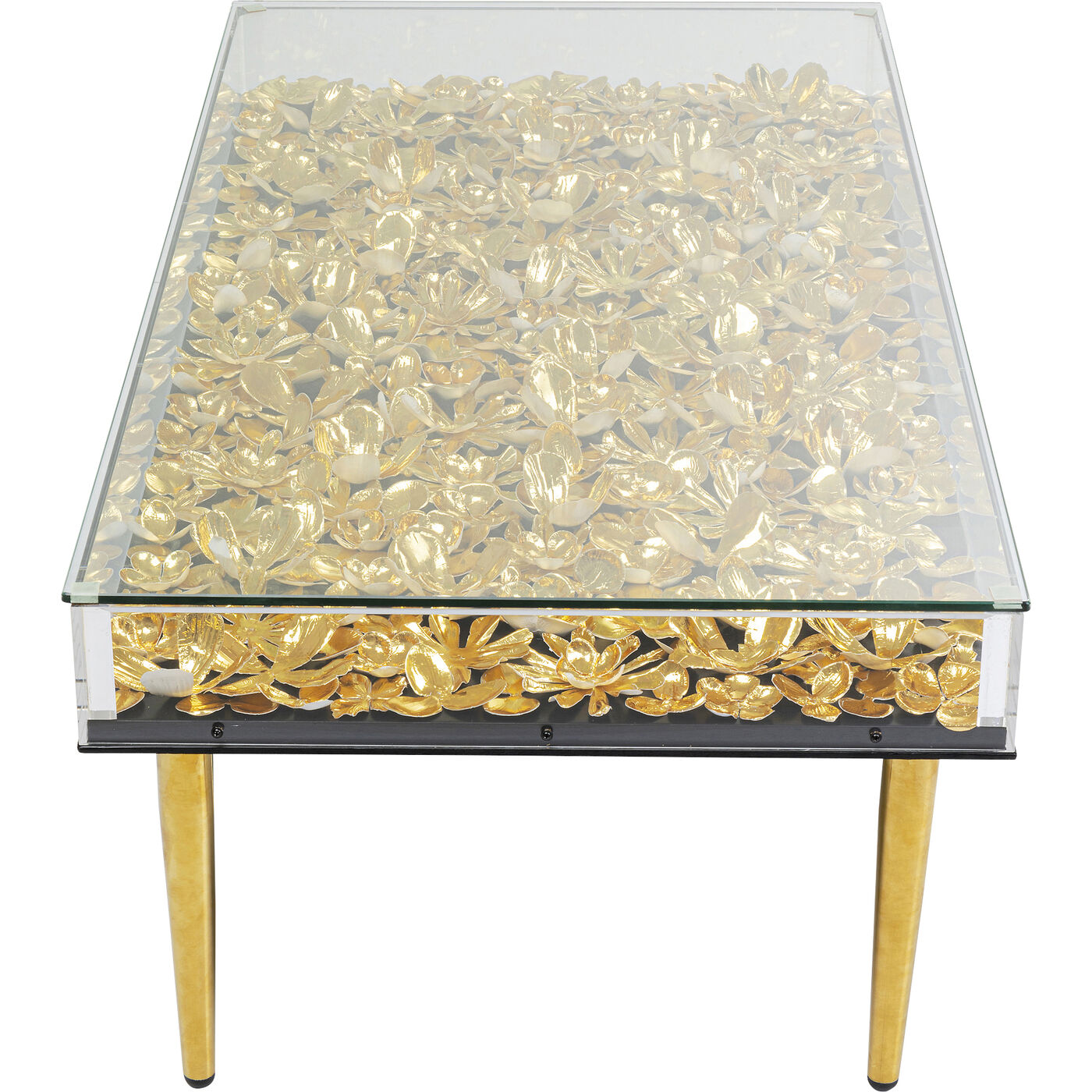 Стол кофейный Gold Flower 120x60 см