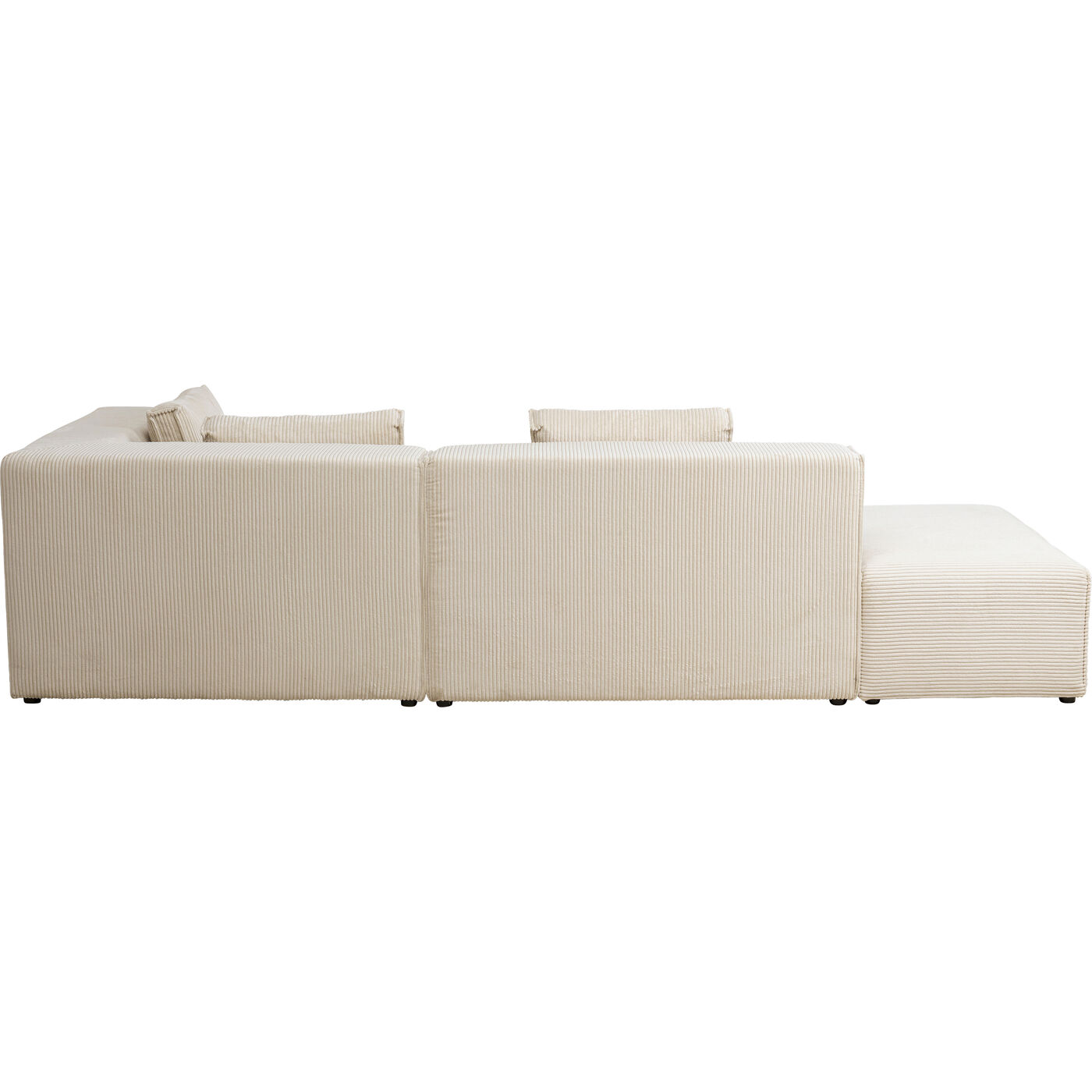 Диван правосторонний угловой Infinity Ottomane Cord Creme Right