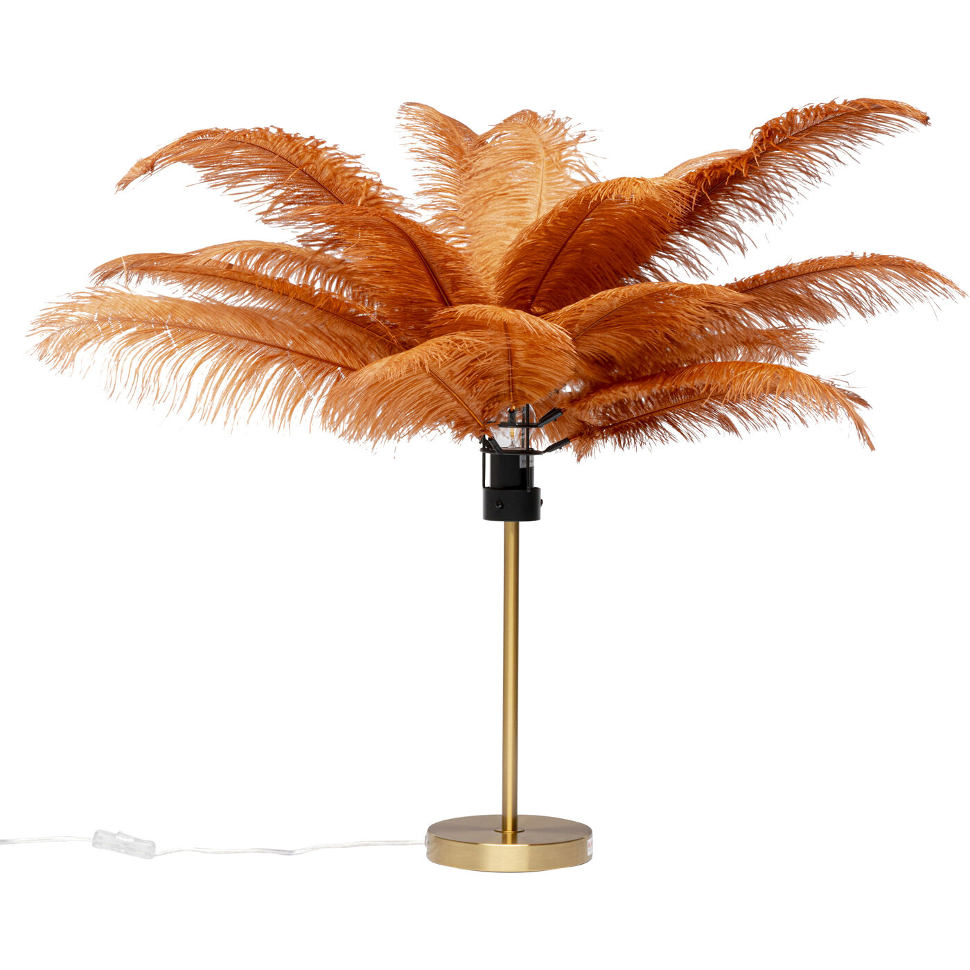 Светильник настольный Feather Palm Brown 60 см