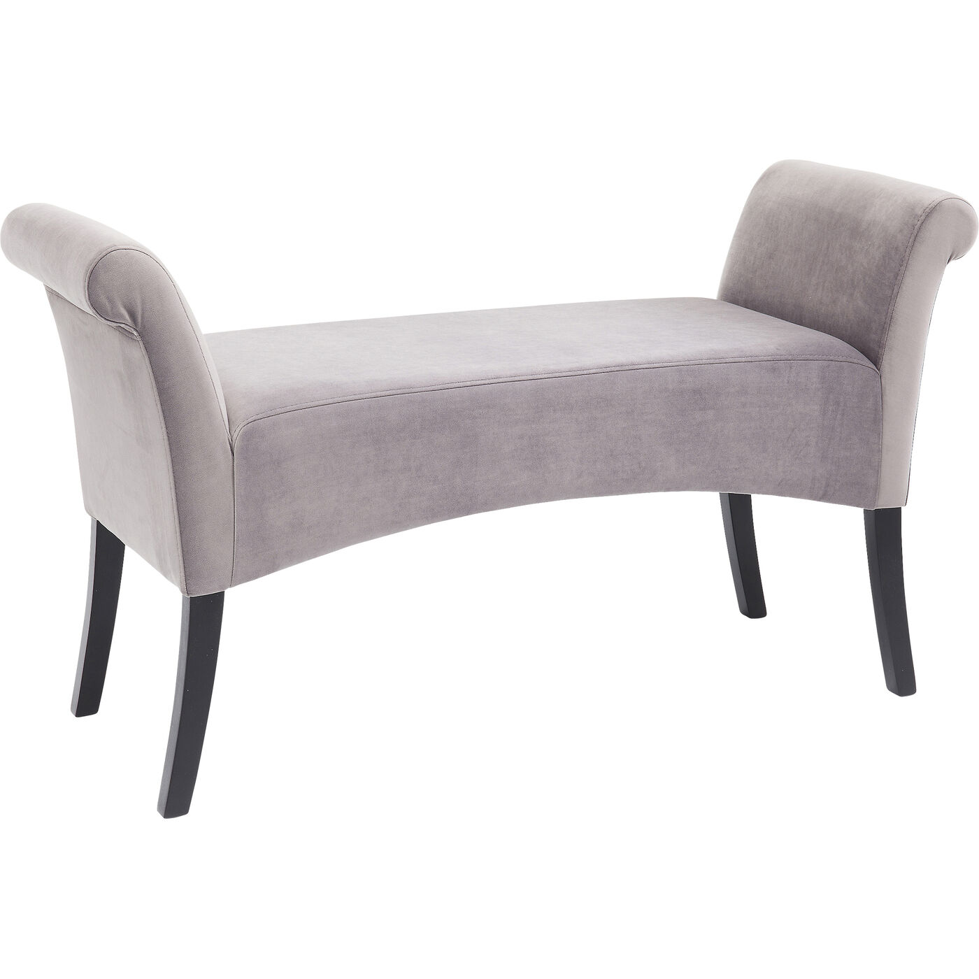 Скамья Motley Velvet Silvergrey