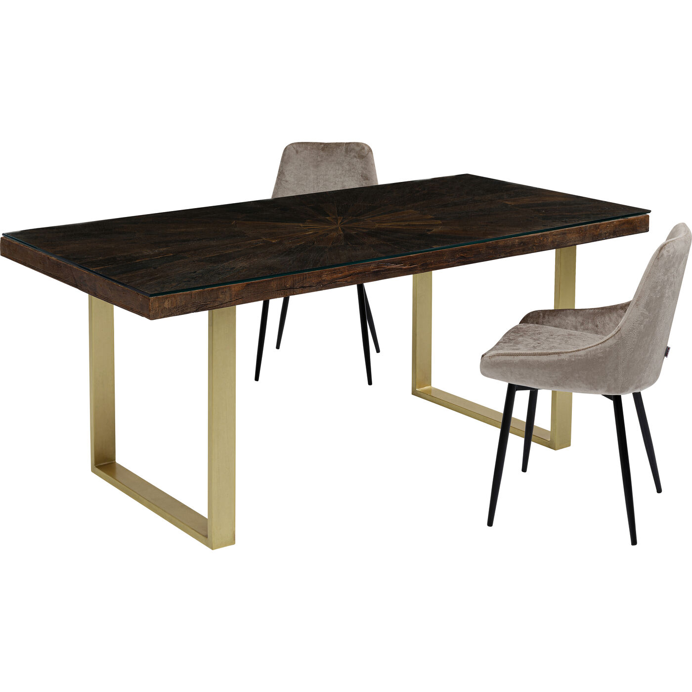 Стол Conley Brass 180x90 см