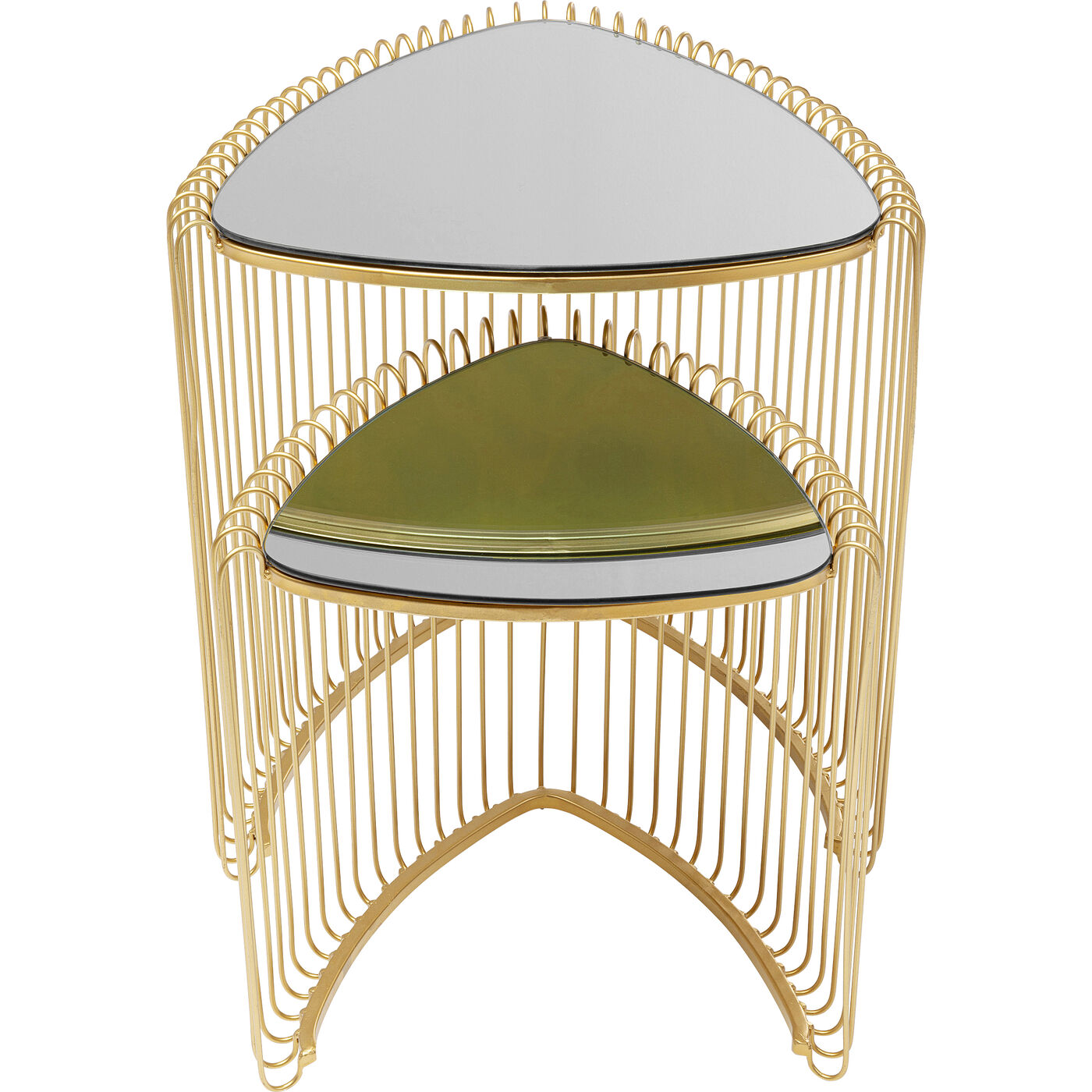 Стол приставной Wire Triangle Gold (2 шт)