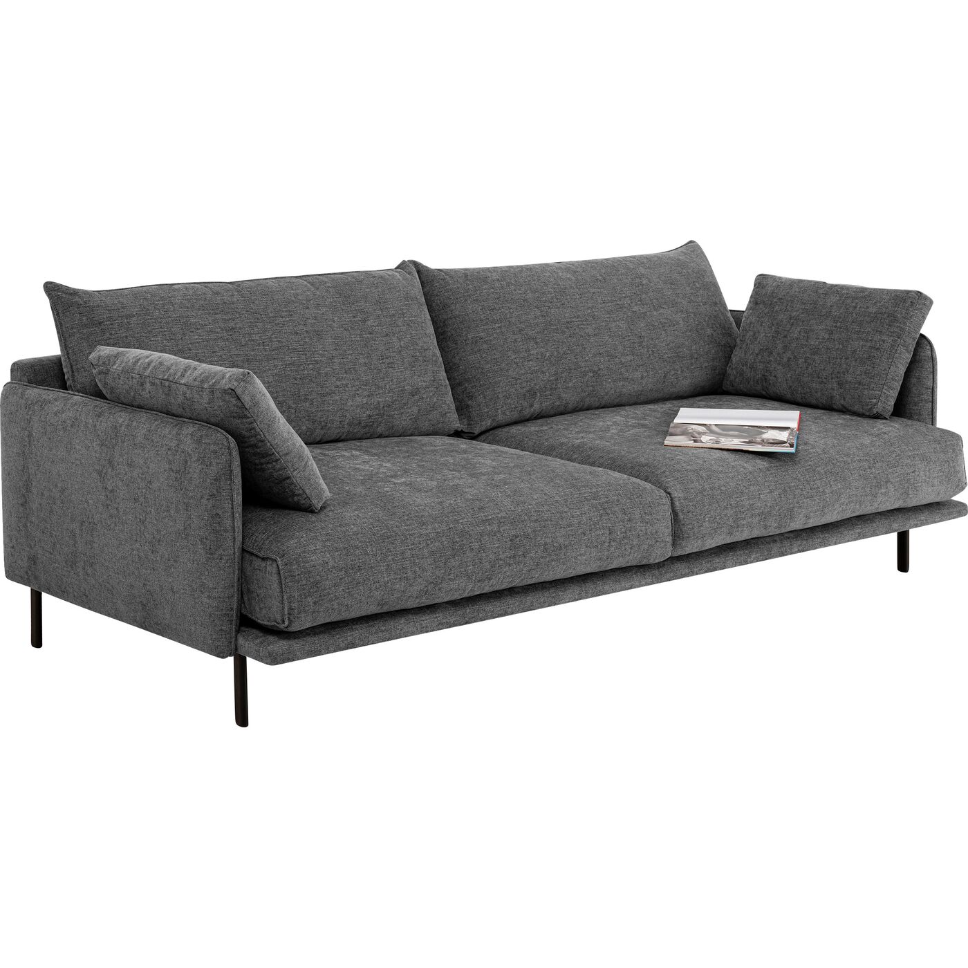 Диван трехместный Edna 3-Seater Brown 245 см