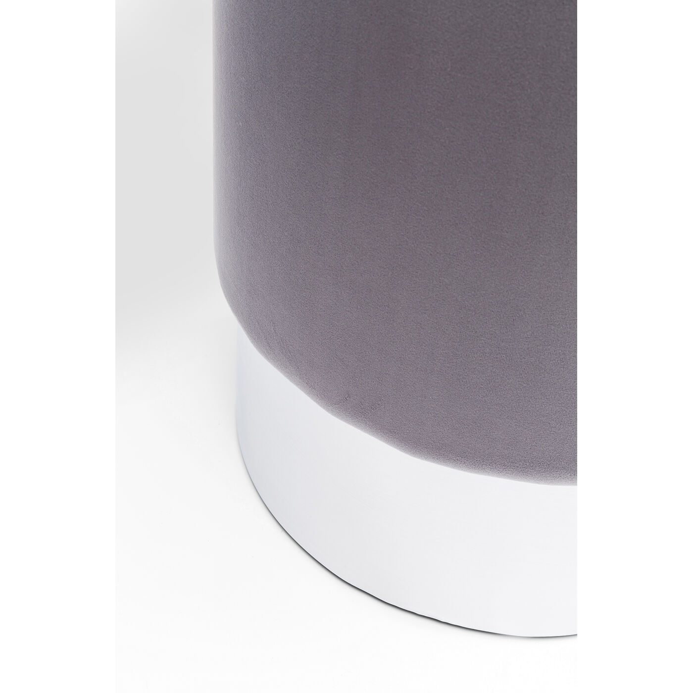 Пуф Cherry Light Grey Silver Ø35 см