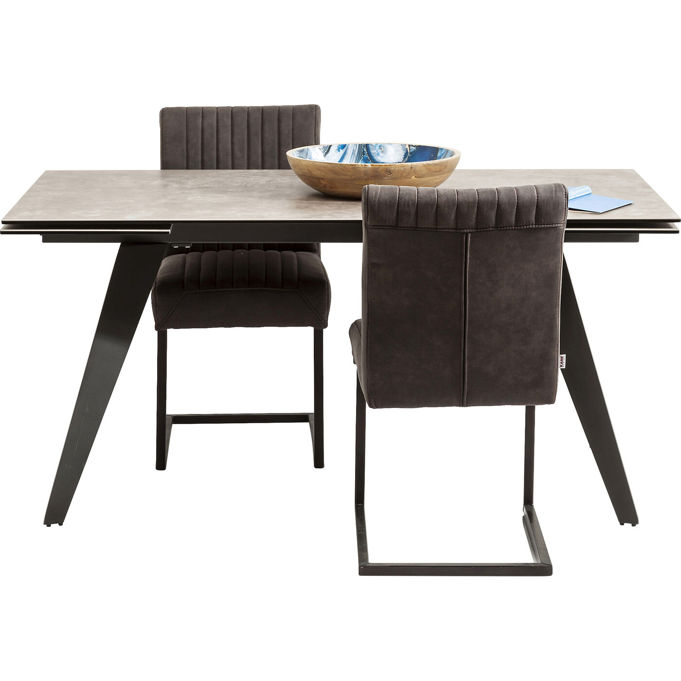 Стол раздвижной Amsterdam Dark160(40+40)x90 см