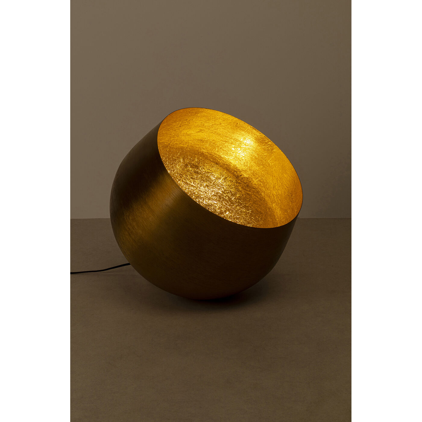 Светильник напольный Apollon Smooth Gold Ø50 см
