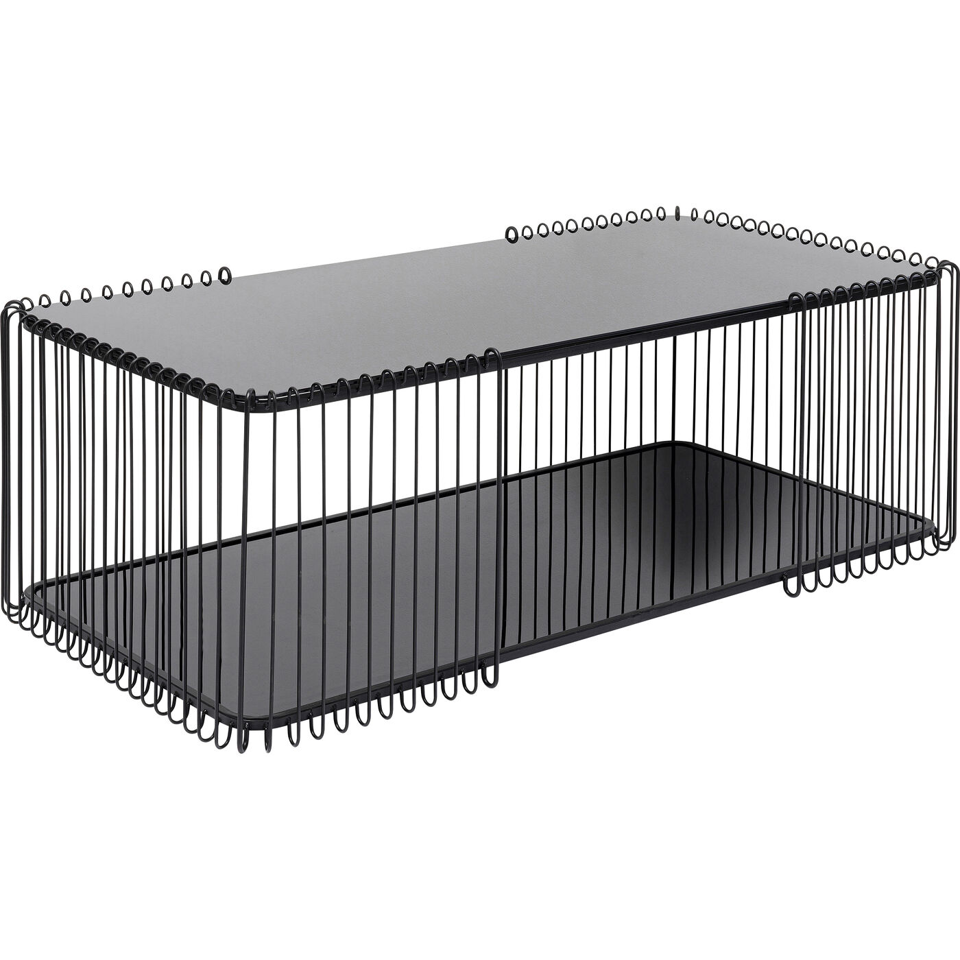 Стол кофейный Wire Double Black 120x60 см