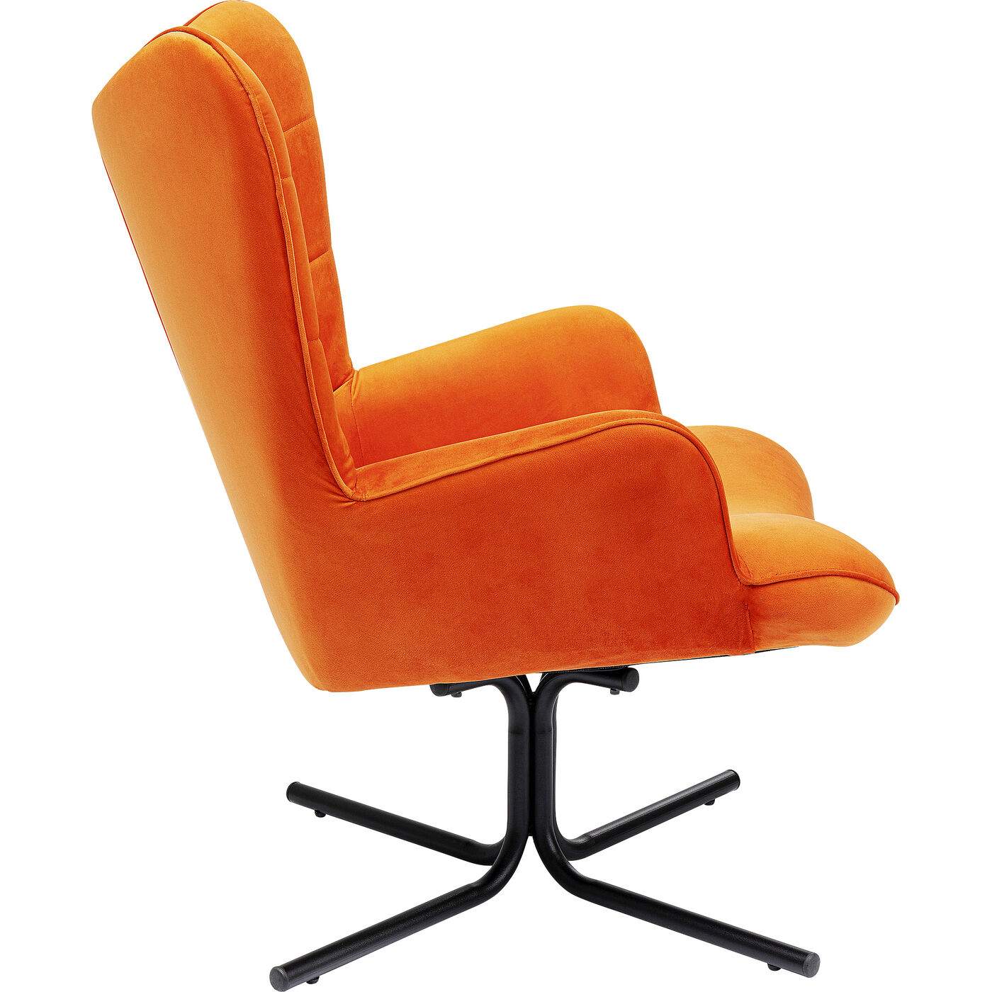 Кресло вращающееся Oscar Velvet Orange