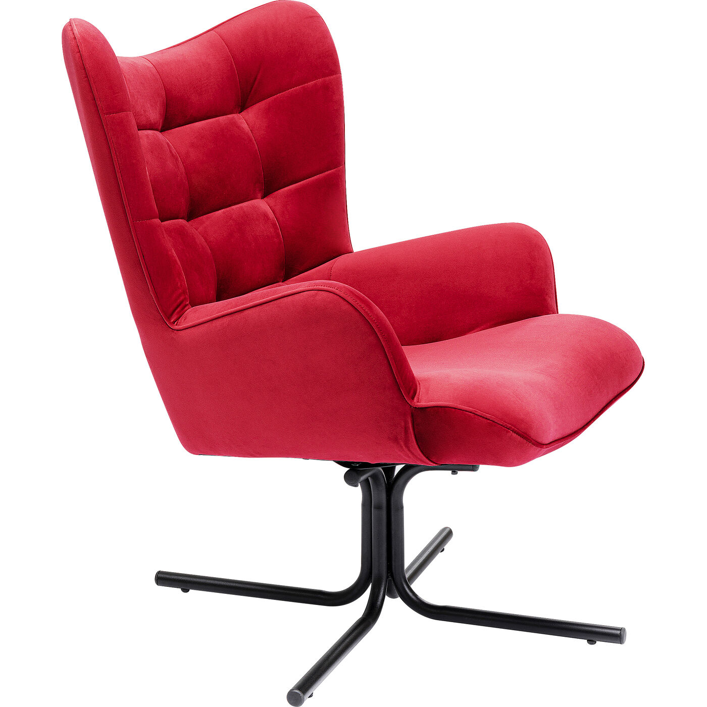 Кресло вращающееся Oscar Velvet Red