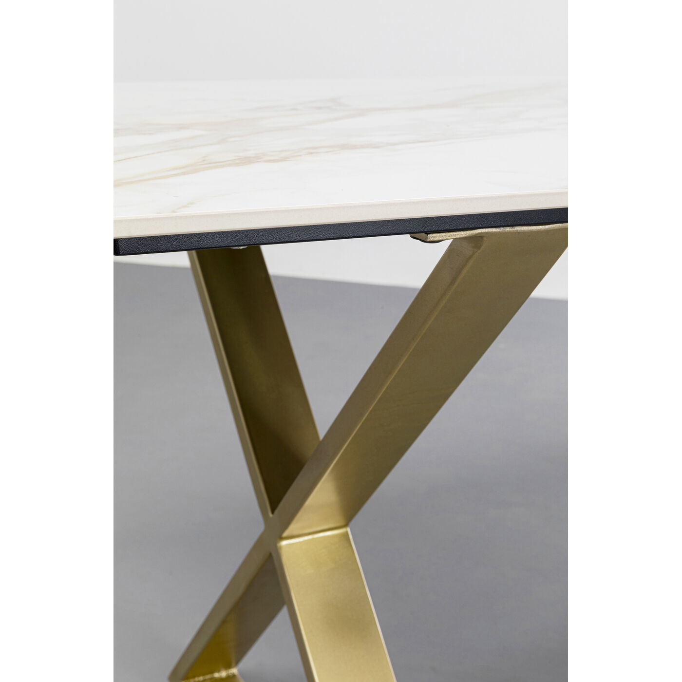Стол обеденный Eternity Cross Brass160x80 см