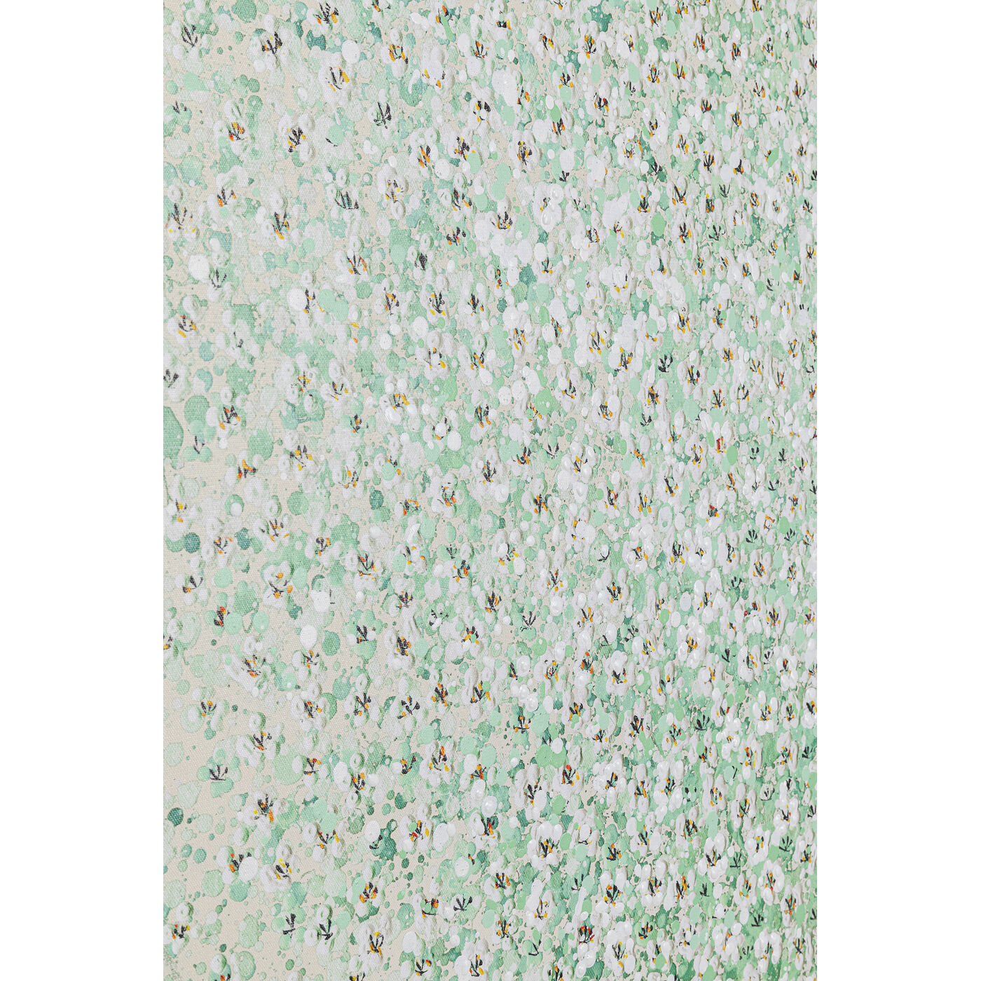 Картина на холсте Flower Boat Beige Green 120x160 см