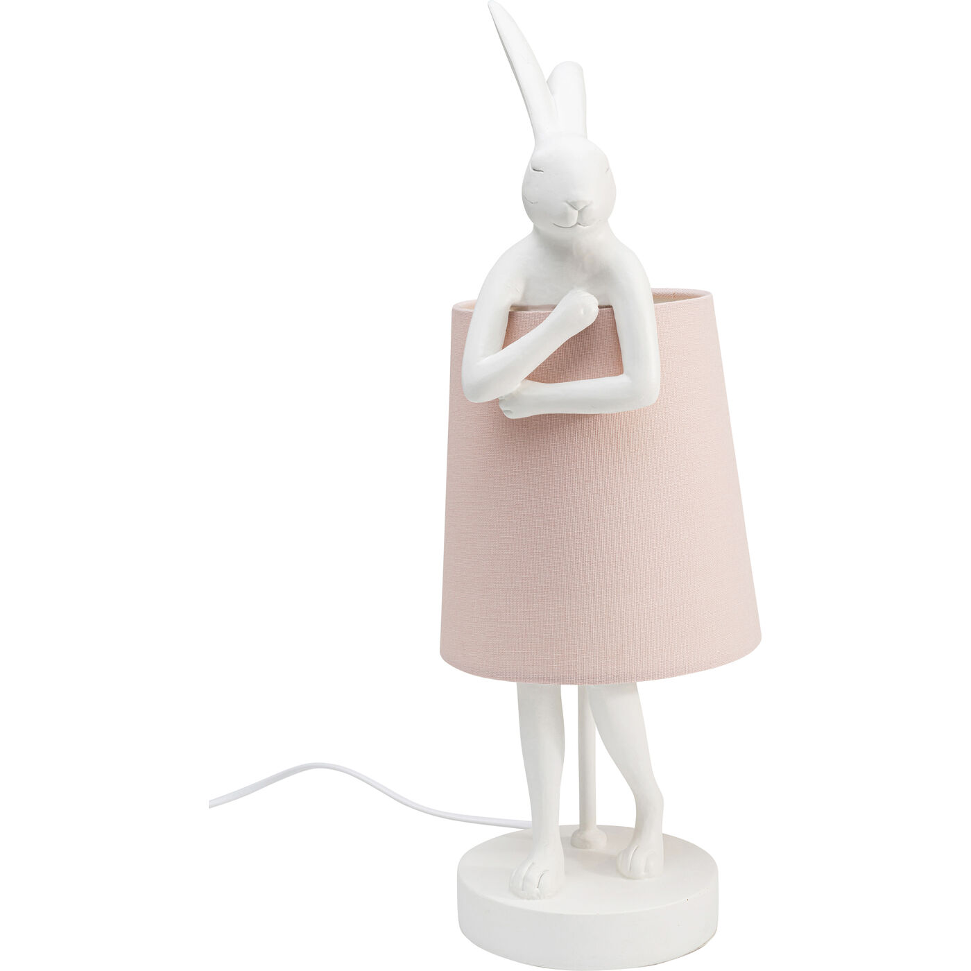 Светильник настольный Animal Rabbit White/Rose 50 см