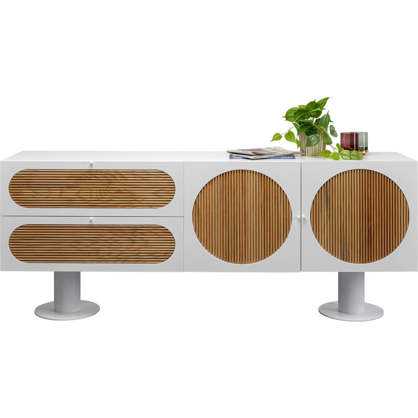 Комод широкий Atomic White 183x76 см