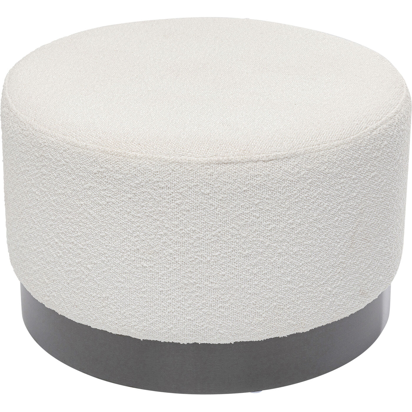 Пуф Cherry Boucle Creme Smoke Ø55 см