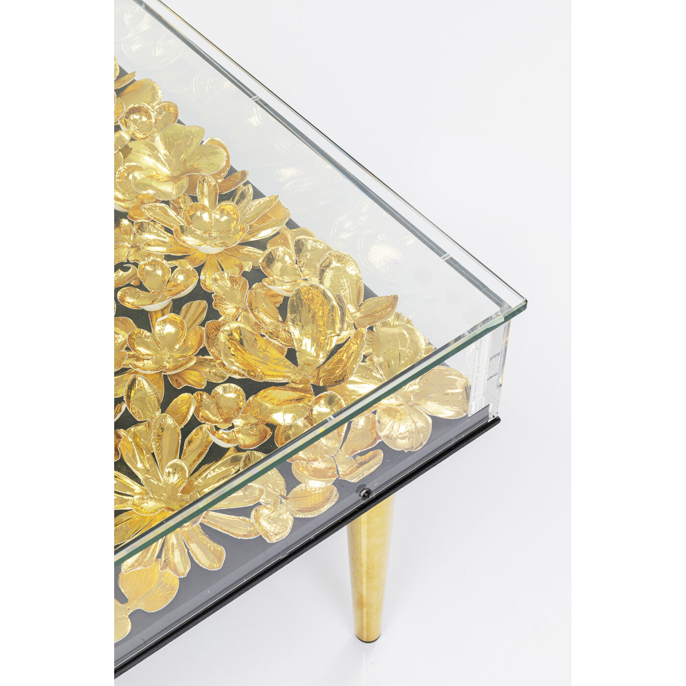 Стол кофейный Gold Flower 120x60 см