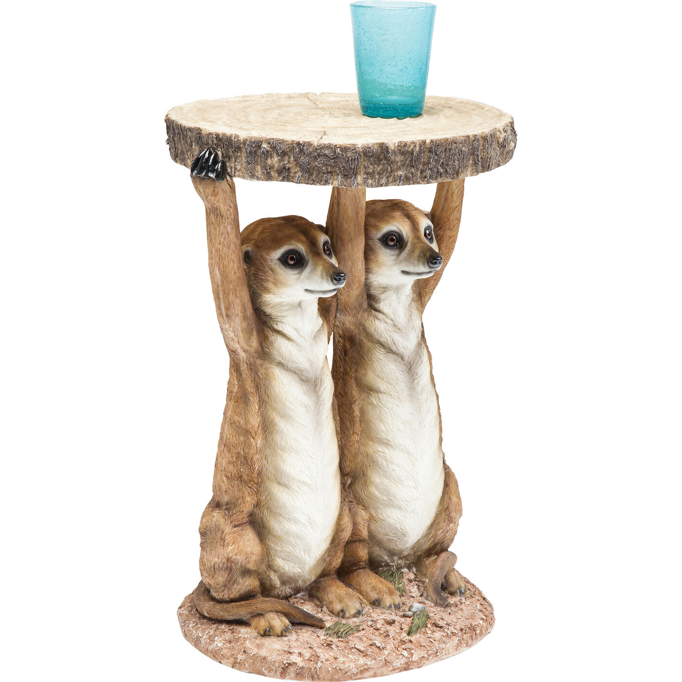 Стол приставной Animal Meerkat Sisters Ø33 см