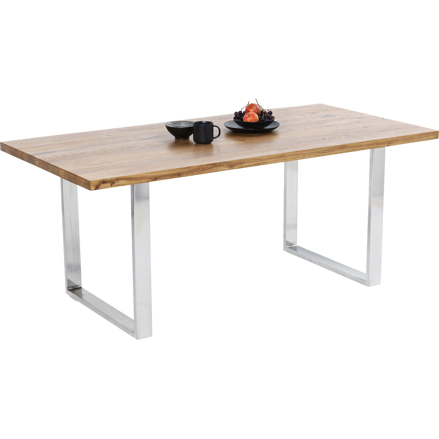 Стол Jackie Oak GK Chrome 200x100 см
