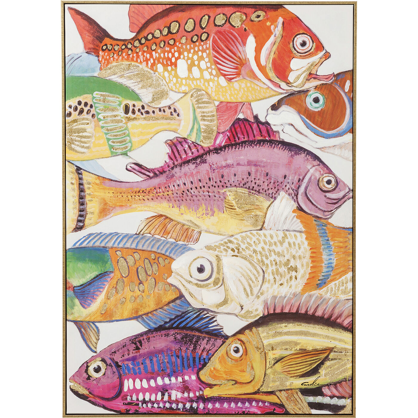 Картина Touched Fish Meeting One (2/Set)