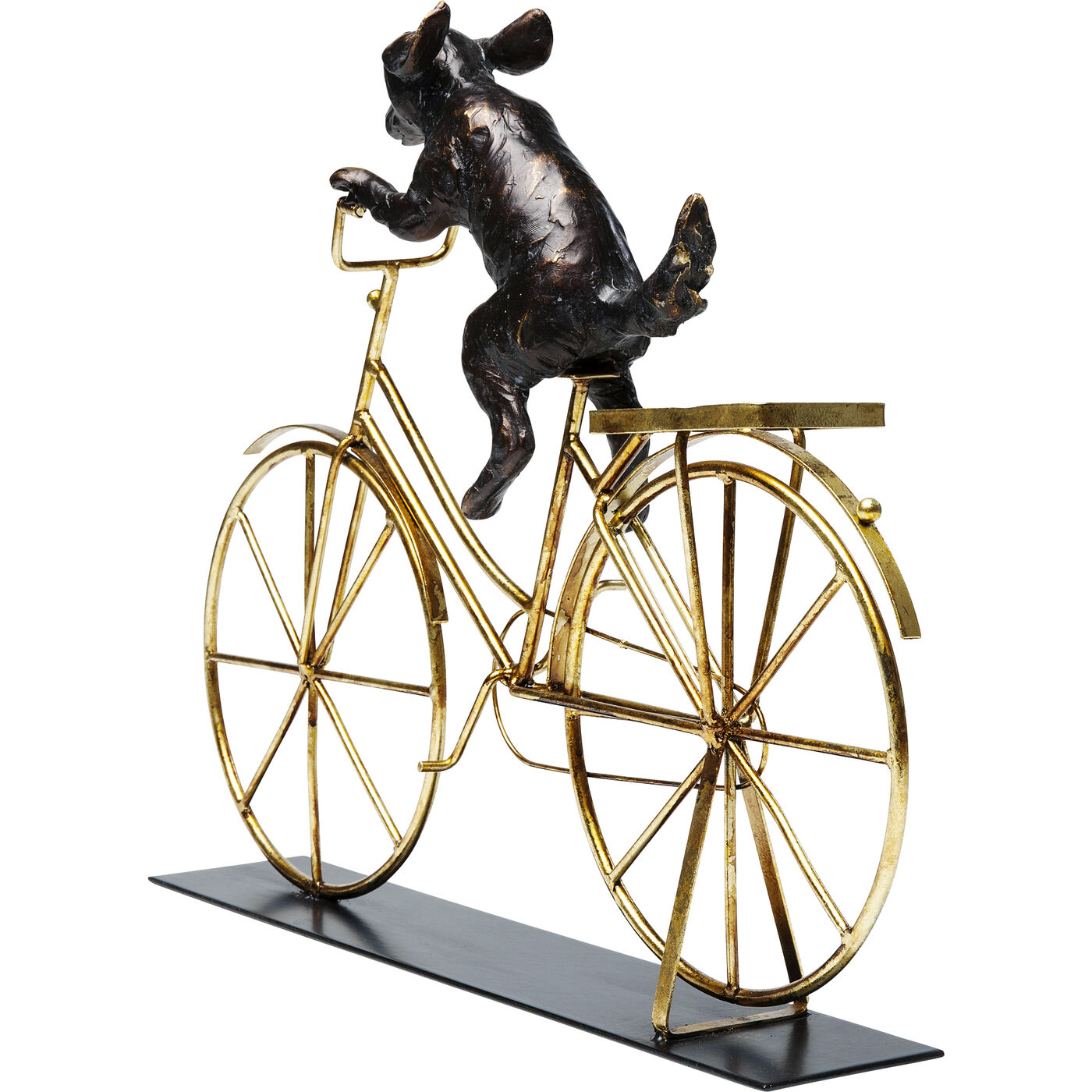 Фигура декоративная Dog With Bicycle "Собака на велосипеде"