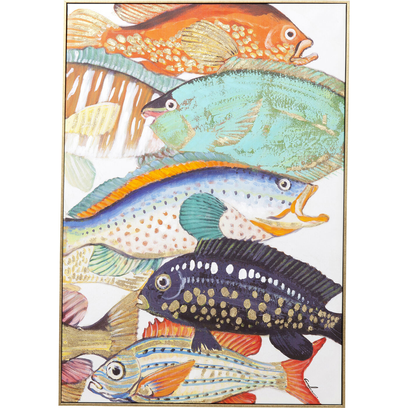 Картина Touched Fish Meeting One (2/Set)