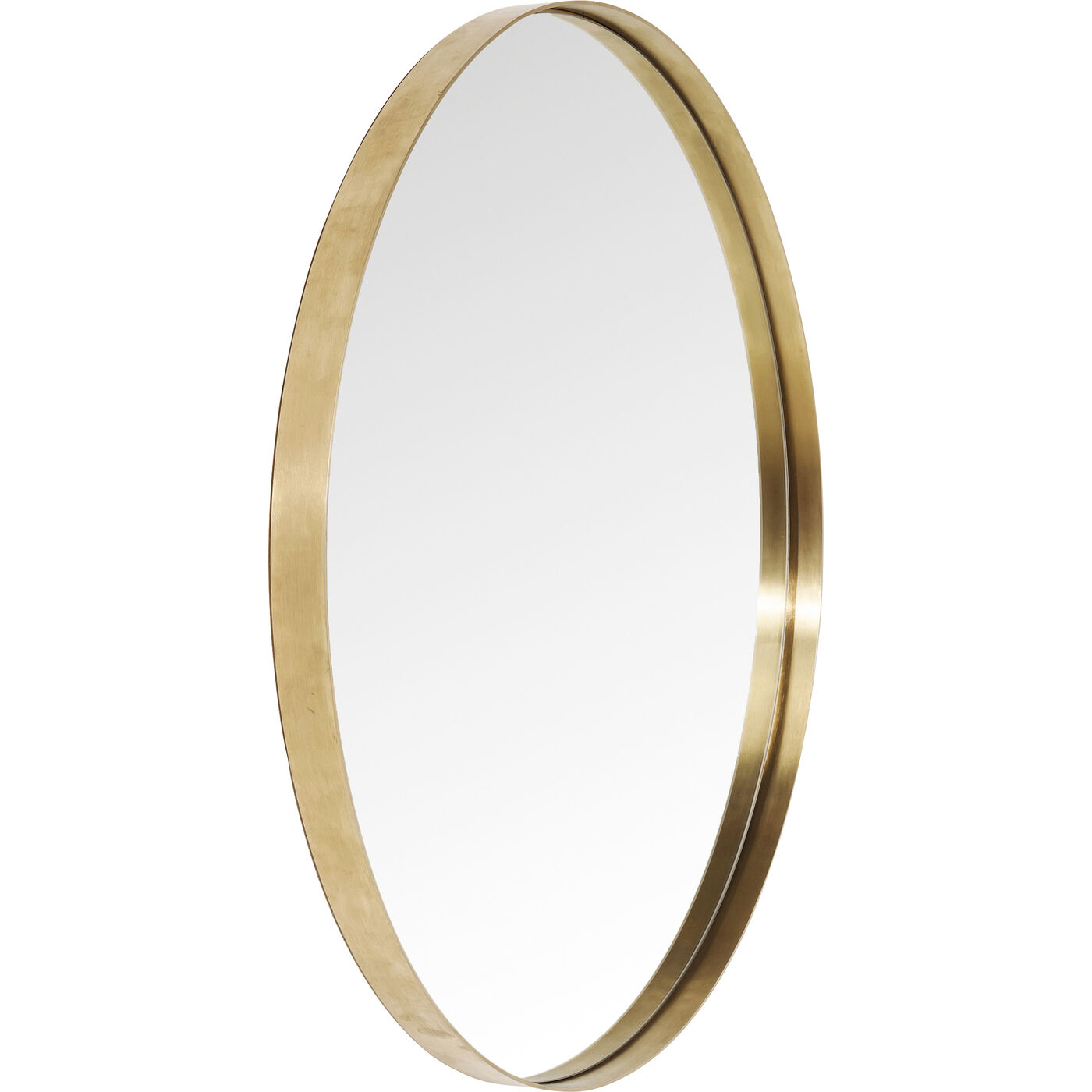 Зеркало Curve Round Brass MO Ø100 см