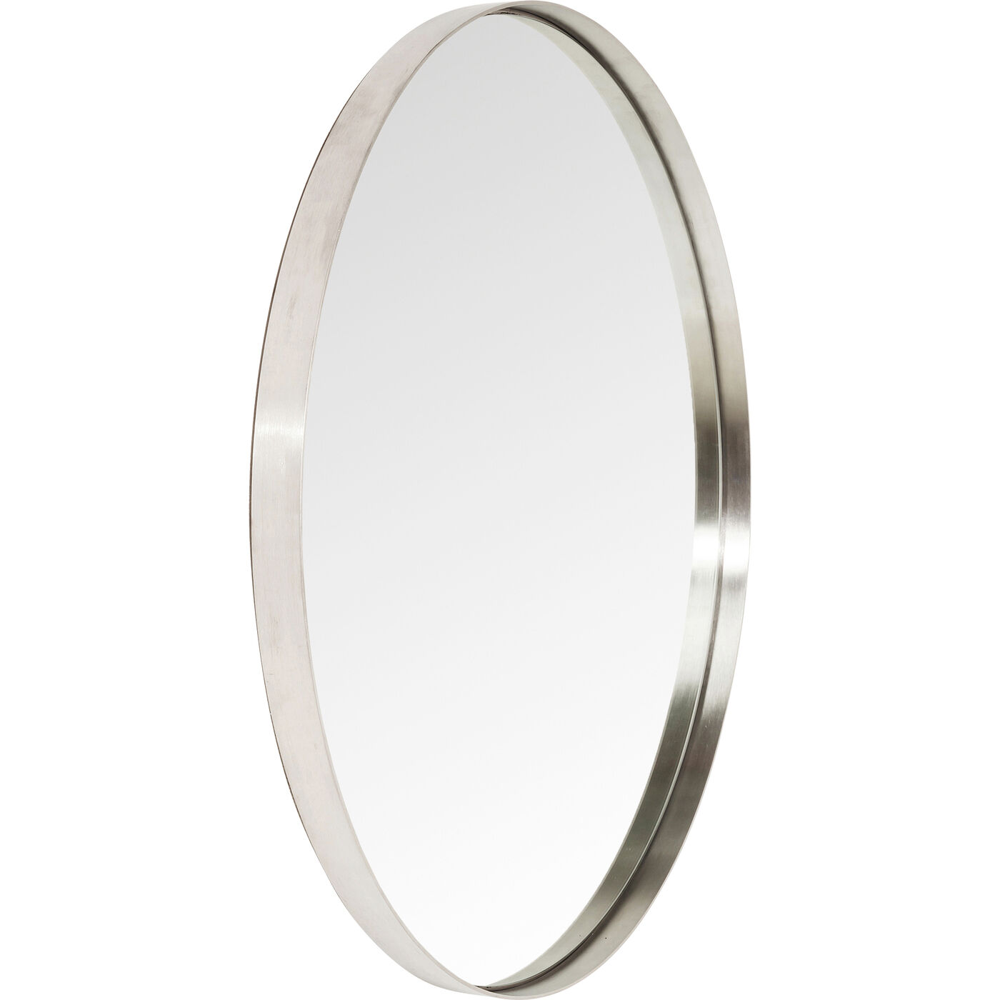 Зеркало Curve Round Stainless Steel Ø100 см