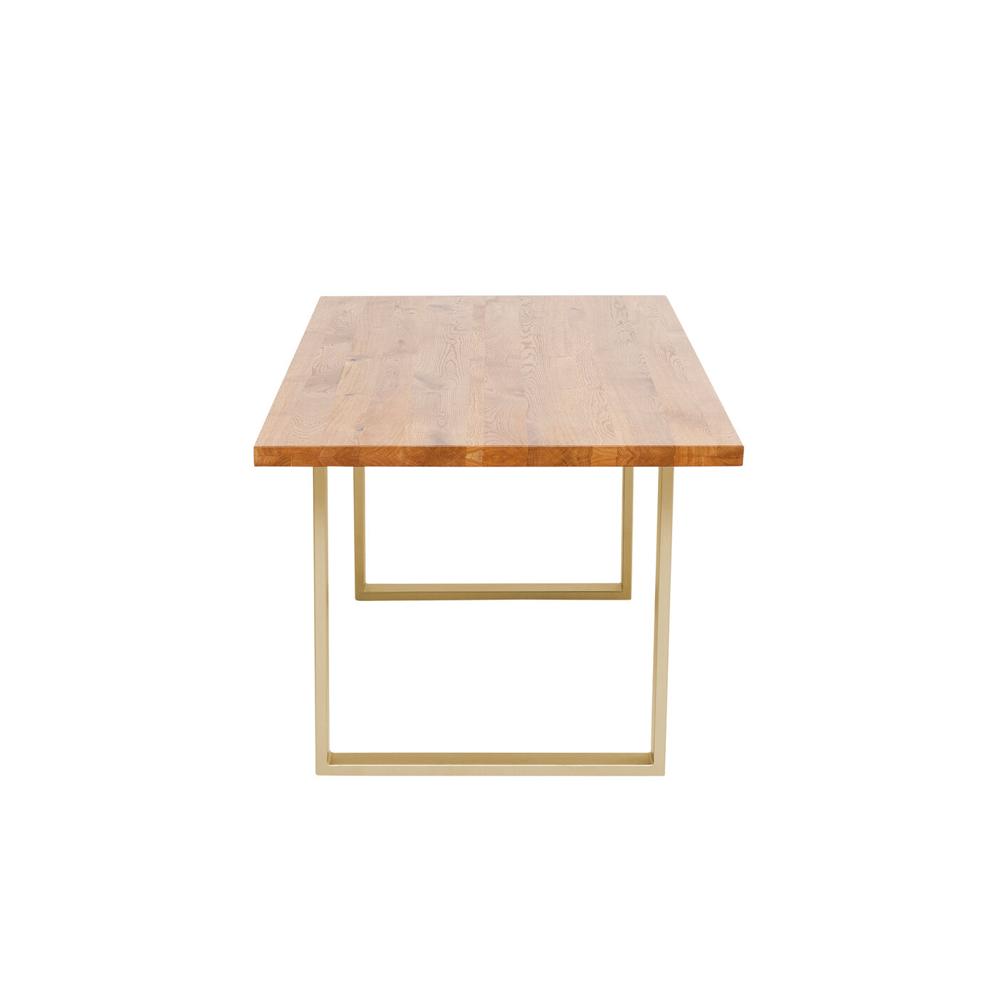 Стол Jackie Oak Brass 180x90 см
