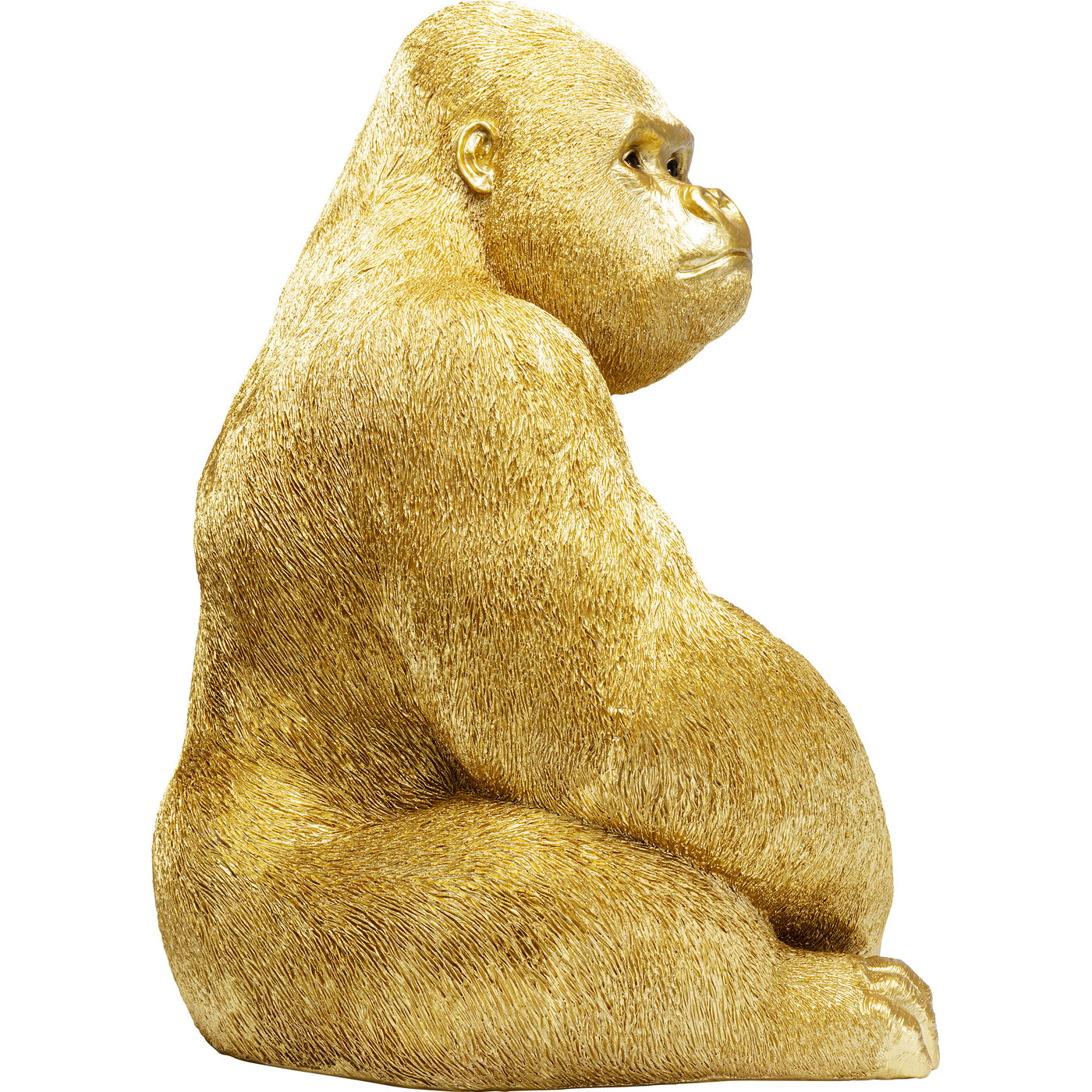 Фигура декоративная Monkey Gorilla Side XL Gold 76 см