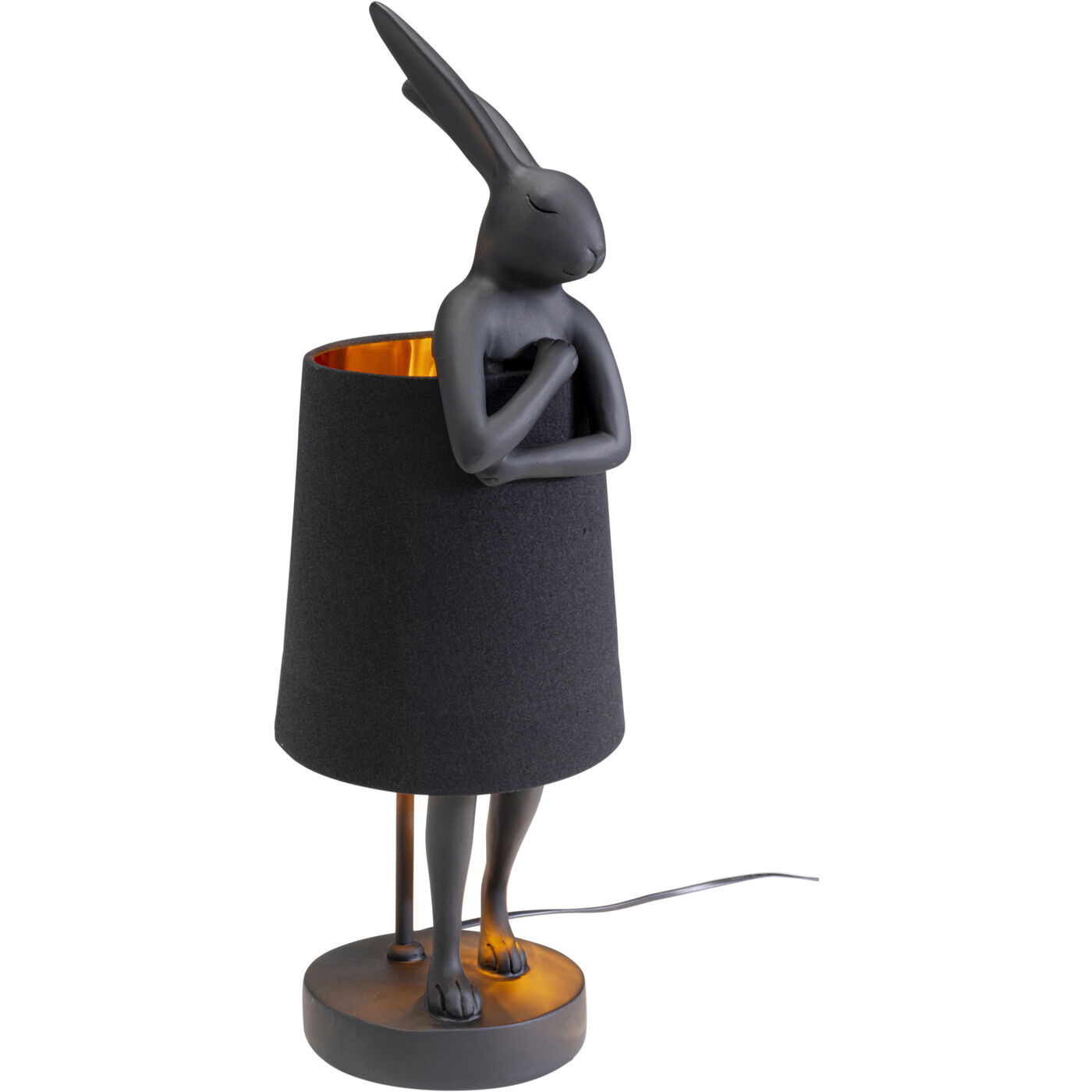 Светильник настольный Animal Rabbit Matt Black 50 см