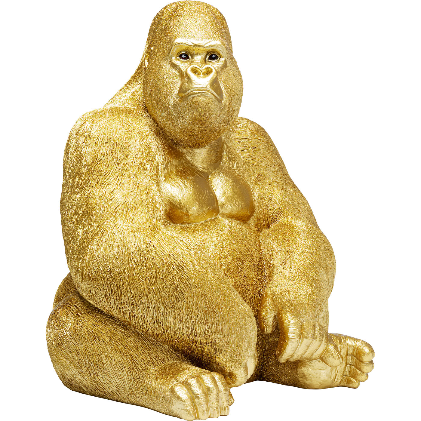 Фигура декоративная Monkey Gorilla Side XL Gold 76 см